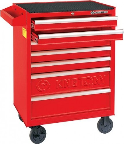 Тележка инструментальная KING TONY 87434-7B 7 выдвижных полок