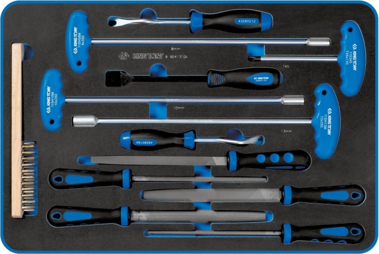 Тележка инструментальная KING TONY  "BOARD" с набором инструментов 325 пр, синяя 9G38-325MRVB - изображение 5