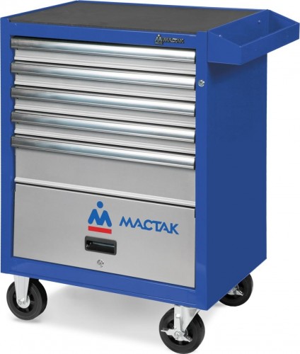 Тележка инструментальная МАСТАК 522-05581MB Оптима 5 полок и отсек, синяя