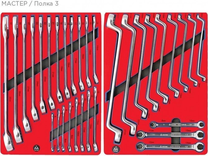 Тележка инструментальная МАСТАК 52-05205G 205 предметов, серая - изображение 4