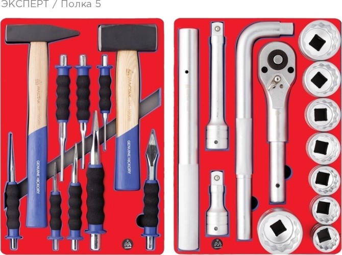 Тележка инструментальная МАСТАК "ЭКСПЕРТ" 323 предмета, синяя 50-07323B 50-07323B - изображение 3