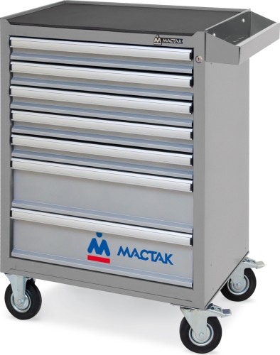Тележка инструментальная МАСТАК 521-07581MG 7 полок, «оптима», серая