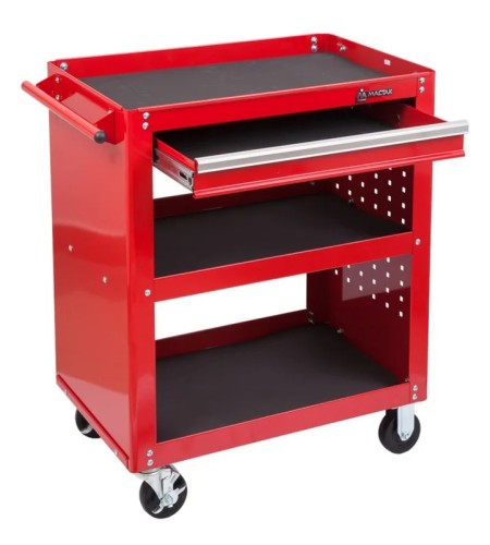 Тележка инструментальная МАСТАК 520-01580 3 открытых и 1 выдвижная полка