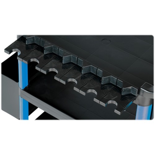 Тележка инструментальная NORDBERG T3B 3 пластиковые полки, синяя - изображение 4