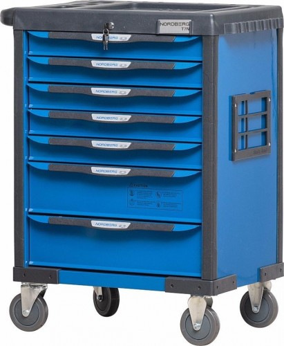 Тележка инструментальная NORDBERG T7N профессиональная (серая) ЦБ-0009452