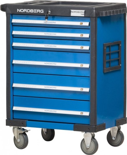 Тележка инструментальная NORDBERG T6N профессиональная (синяя) T6N(B)
