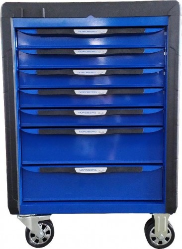 Тележка инструментальная NORDBERG T7P с системой защиты от опрокидывания (серая) ЦБ-0009455