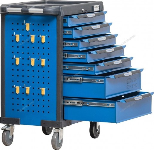 Тележка инструментальная NORDBERG T7N профессиональная (серая) ЦБ-0009452 - изображение 2