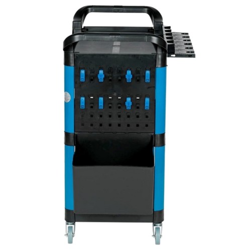 Тележка инструментальная NORDBERG T3B 3 пластиковые полки, синяя - изображение 3