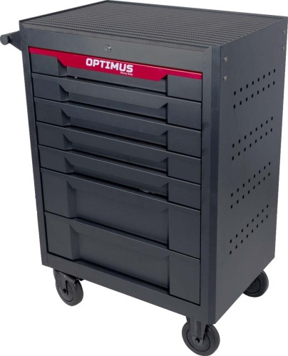 Тележка инструментальная с набором инструментов OPTIMUS OPT-717E 7 полок, 298 предметов в0000139221 - изображение 2