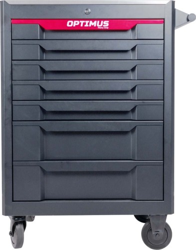 Тележка инструментальная с набором инструментов OPTIMUS OPT-717M 7 полок, 298 предметов в0000139219