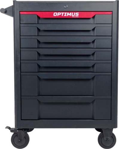 Тележка инструментальная с набором инструментов OPTIMUS OPT-717E 7 полок, 298 предметов в0000139221