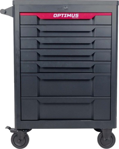 Тележка инструментальная с набором инструментов OPTIMUS OPT-717P 7 полок, 298 предметов в0000139220