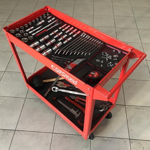 Тележка инструментальная СОРОКИН 9.2 2 полки - изображение 5