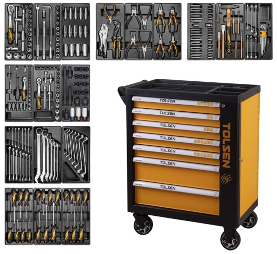 Тележка инструментальная TOLSEN "CHAMPION" 239 пр. TT85416