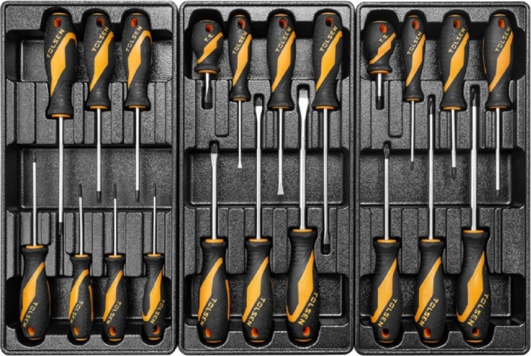 Тележка инструментальная TOLSEN "ATHLETE" + набор инструментов 189 пр. TT85412 - изображение 4