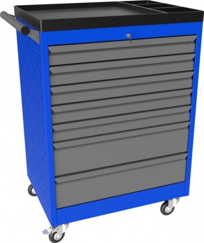 Тележка инструментальная ВЕРСТАКОФФ PROFFI 950.7 RAL5005 7 выдвижных ящиков RAL7024 103115 M