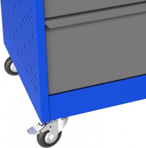 Тележка инструментальная ВЕРСТАКОФФ PROFFI 950.4 RAL5005 4 выдвижных ящика RAL7024 103109 M - изображение 3