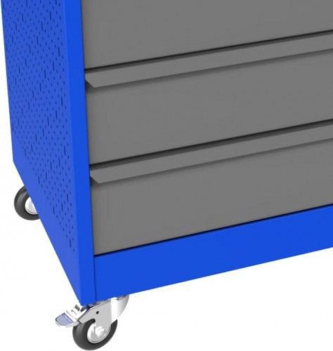Тележка инструментальная ВЕРСТАКОФФ PROFFI 950.5 RAL5005 5 выдвижных ящиков RAL7024 103111 M - изображение 3