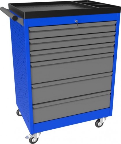 Тележка инструментальная ВЕРСТАКОФФ PROFFI 950.6 RAL5005 6 выдвижных ящиков RAL7024 103113 M