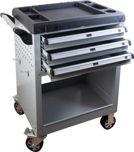 Тележка инструментальная WiederKraft WDK-713 открытая с 3 ящиками в0000127962