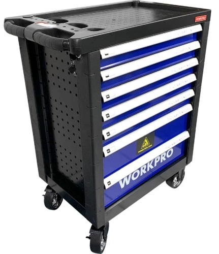 Тележка инструментальная WORKPRO WP285002 7 ящиков - изображение 2