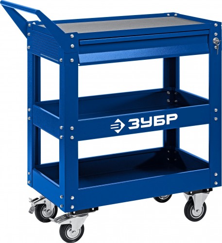 Тележка инструментальная ЗУБР 38914 Профессионал 1 ящик + 2 полки 38914