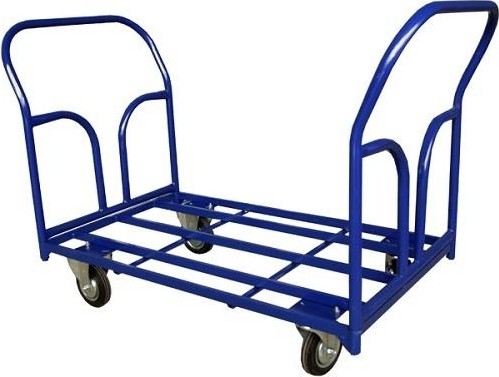 Тележка каркасная с двумя ручками Rusklad ТКД 800 х 1400 мм, колеса 200 мм