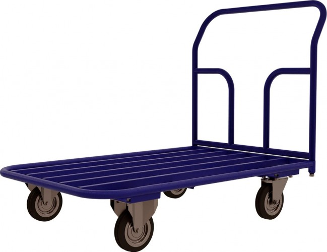 Тележка платформенная каркасная Rusklad ТК-4 600х1200 мм, колеса 160 мм - изображение 2