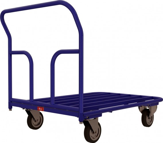 Тележка платформенная каркасная Rusklad ТК-4 600х1200 мм, колеса 160 мм - изображение 3