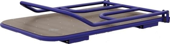 Тележка платформенная ламинированная фанера Rusklad ТПСР 2 ФЛ П 600 х 900 мм сист. трансформации педаль(без колес) ТПСР 2 ФЛ П б/к - изображение 2