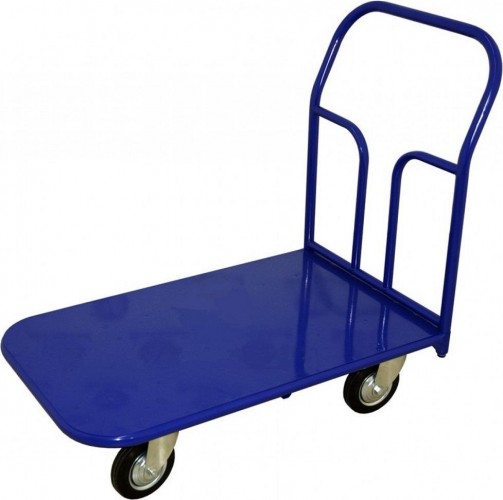 Тележка платформенная Rusklad ТПР-3 600 х 1000 мм с резиновым покрытием (К-200 мм)