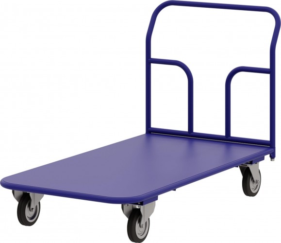 Тележка платформенная Rusklad ТП- 4 600 х 1200 мм с колесами 125 мм - изображение 3
