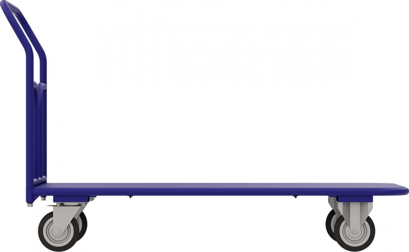 Тележка платформенная Rusklad ТП- 4 600 х 1200 мм с колесами 125 мм - изображение 4