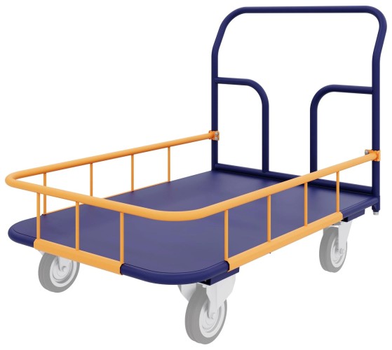 Тележка платформенная Rusklad ТПБ  6 800 х 1200 мм (без колес) ТПБ 6 б/к