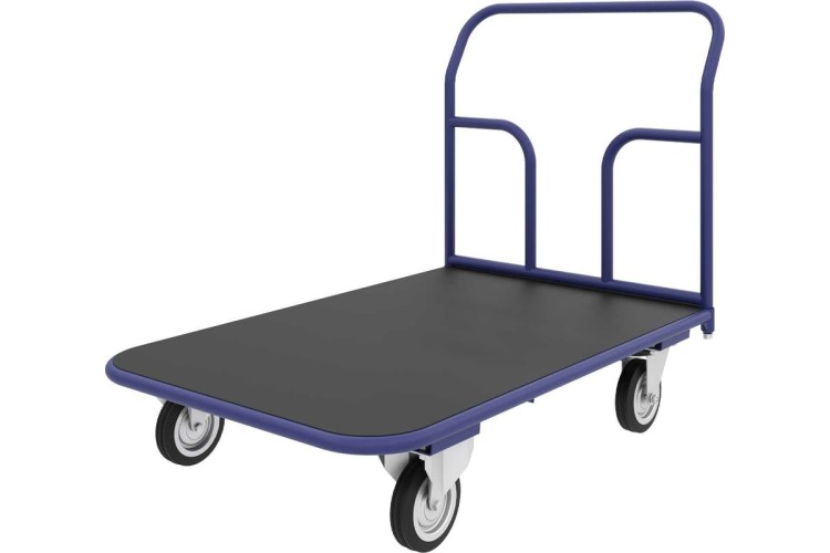 Тележка платформенная Rusklad ТПР-5 700 х 1200 мм с резиновым покрытием (К-160 мм)