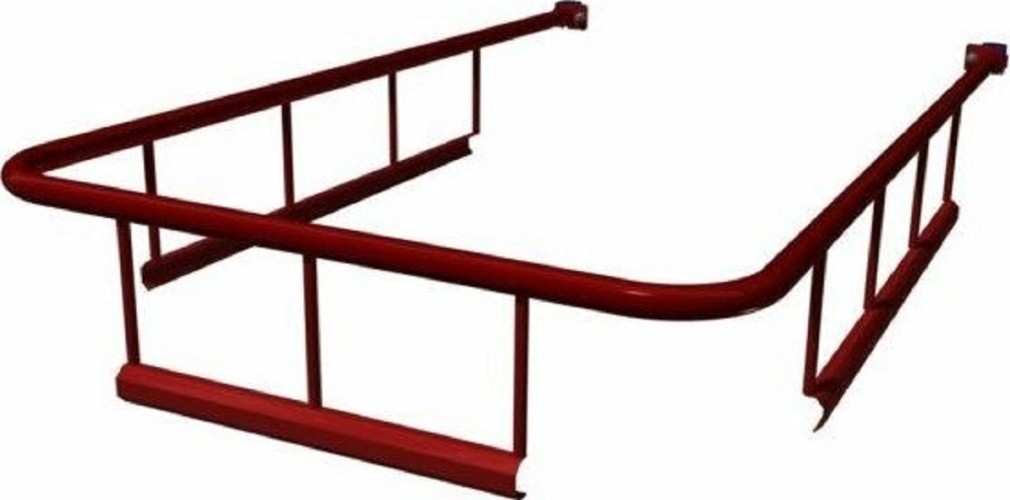 Тележка платформенная Rusklad ТПБ 1 500 х 800 мм (без колес) со съемным бортом 150 мм ТПБ 1 б/к - изображение 2