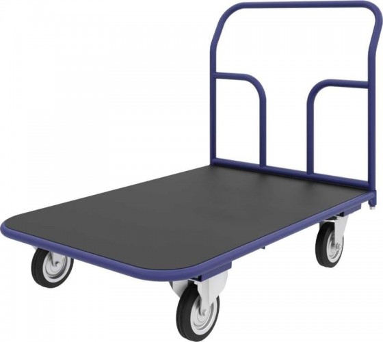 Тележка платформенная Rusklad ТПР-1 500 х 800 мм с резиновым покрытием (без колес) ТПР 1 б/к