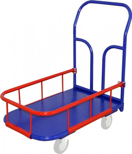 Тележка платформенная Rusklad ТПБ 2 600 х 900 мм (без колес) со съемным бортом 150 мм ТПБ 2 б/к