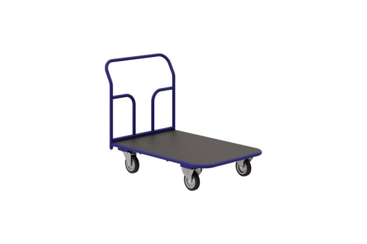 Тележка платформенная Rusklad ТПР-3 600 х 1000 мм с резиновым покрытием (К-125 мм) - изображение 3