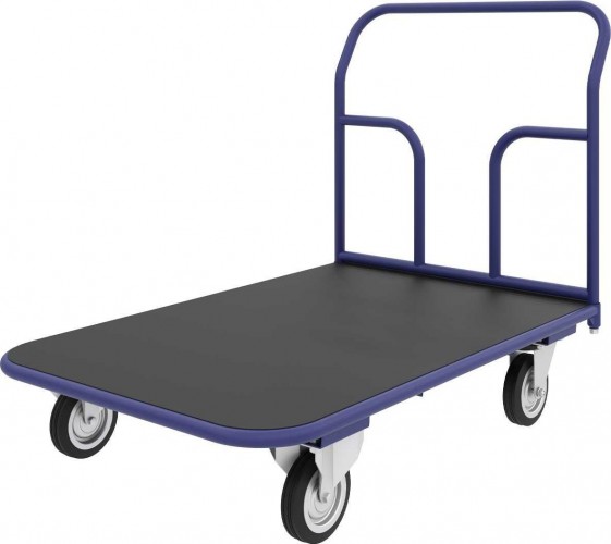 Тележка платформенная Rusklad ТПР-3 600 х 1000 мм с резиновым покрытием (К-125 мм) - изображение 4