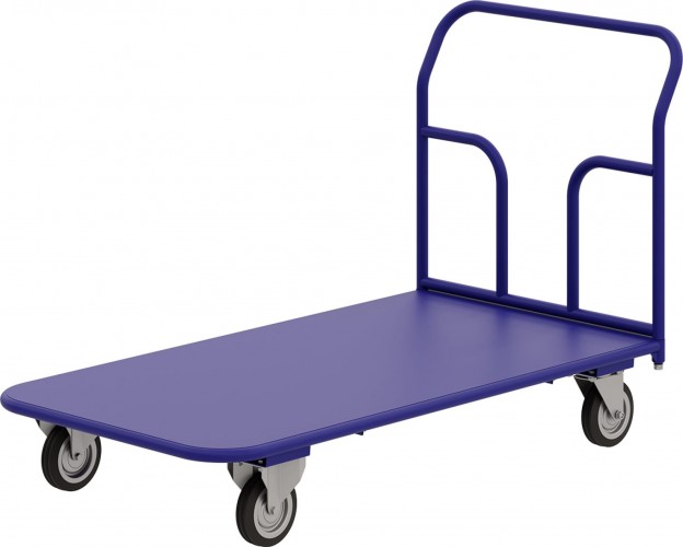 Тележка платформенная Rusklad ТП- 4 600 х 1200 мм с колесами 125 мм - изображение 2