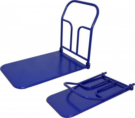 Тележка платформенная Rusklad ТПСР 2 М П складная ручка, педаль, 600 х 900 мм (без колес) ТПСР 2 М П б/к