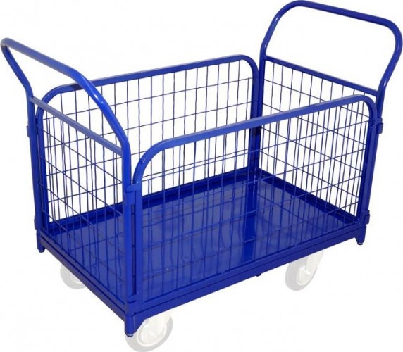 Тележка платформенная Rusklad ТС-8 700 х 1000 мм, съемные сетчатые борта (без колес) ТС 8 б/к