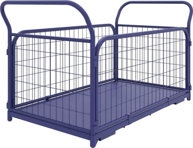 Тележка платформенная с сетчатыми бортами Rusklad ТС-2 600 х 900 мм, (без колес) ТС 2 б/к