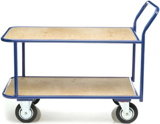 Тележка платформенная СТЕЛЛА-ТЕХНИК КП-2 2-х ярусная КП-2-Ф-5-8-200-К - изображение 3