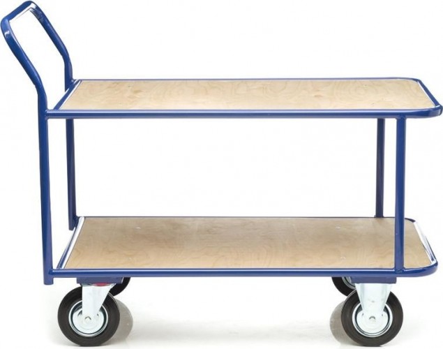 Тележка платформенная СТЕЛЛА-ТЕХНИК КП-2-200 2-х ярусная, 700х1200мм КП-2-200-И - изображение 4