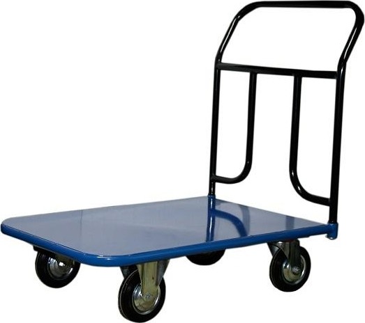 Тележка платформенная СТЕЛЛА-ТЕХНИК КП-350 4-х колесная (600х1200) 125-K, до 300 кг КП-350-125-К