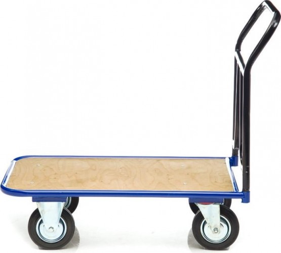 Тележка платформенная СТЕЛЛА-ТЕХНИК КПТ-500 4-х колесная с фанерой (600х1000) 200-K, до 550 кг КПТ-500-200-К