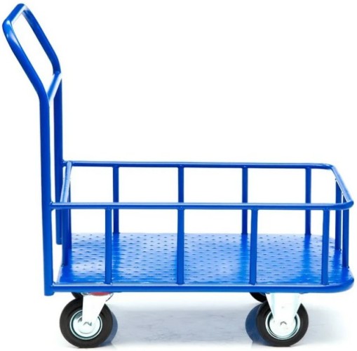 Тележка платформенная СТЕЛЛА-ТЕХНИК КПБ-300-200 с бортом КПБ-300-200-И